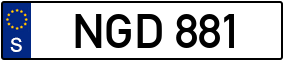 Truck License Plate